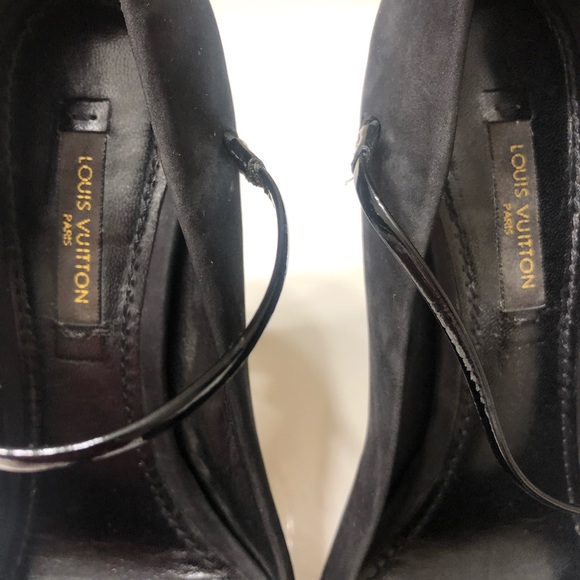 LV black-platform-heels Authentic no box - Picture 2 of 8